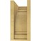 Ekena Millwork 6"W x 12"D x 12"H Classic Hughes Rough Cedar Woodgrain TimberThane Corbel, Primed Tan CORUR06X12X12HUGRCPR - alternate 3